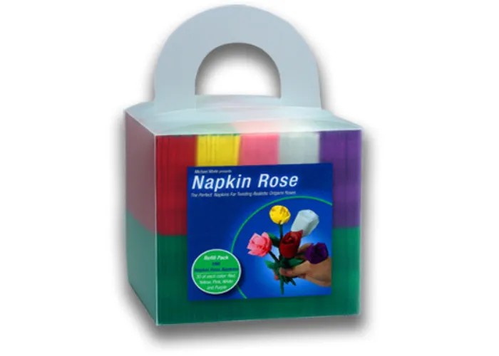 Napkin Rose Cube by Michael Mode - Tricks