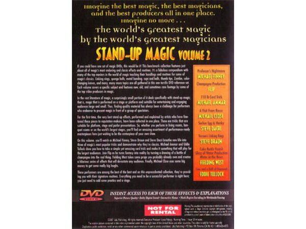 Stand-Up Magic - Volume 2 (World's Greatest Magic) - DVD