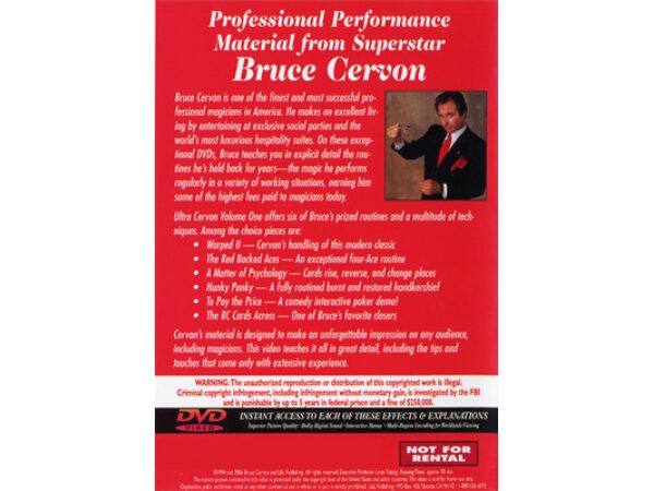 Ultra Cervon Vol. 1 - Bruce Cervon - DVD