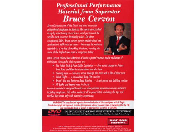 Ultra Cervon Vol. 2 - Bruce Cervon - DVD