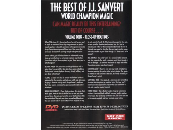 Best of JJ Sanvert Vol. 4 by L & L Publishing - DVD