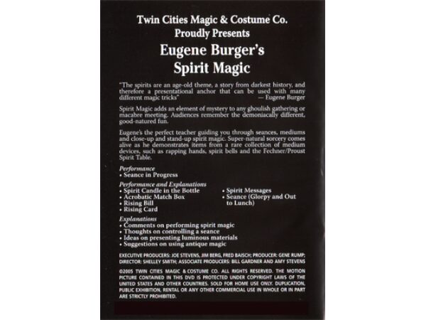 Eugene Burger's Spirit Magic Volume 24 by Greater Magic - DVD