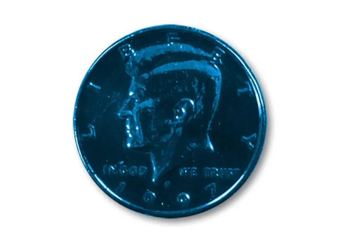 Multi Colored Half Dollar (Blue)