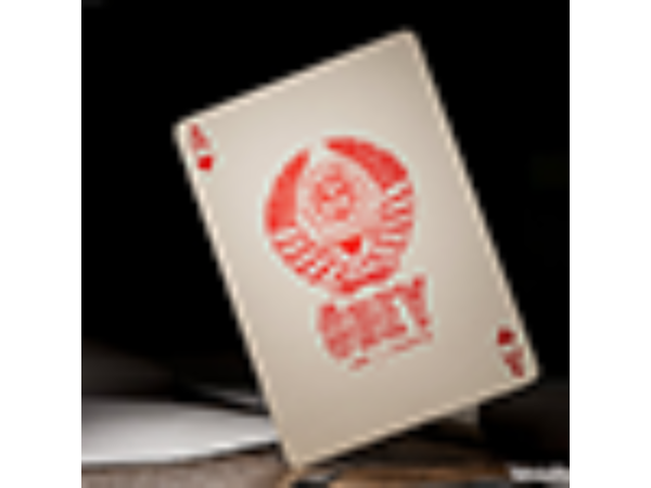 Obey Red Edition Playing Cards by theory11