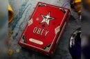 Obey Red Edition Playing Cards by theory11 – Image 1