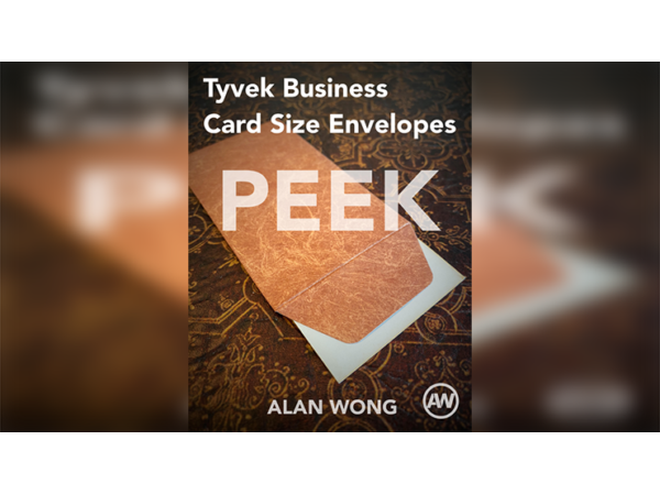 Tyvek Business Card Size Peek Envelopes (10 pk.) by Alan Wong