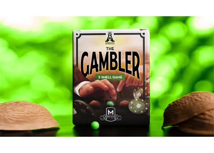 THE GAMBLER / THREE SHELL GAME (Gimmicks and Instructions) by Apprentice Magic