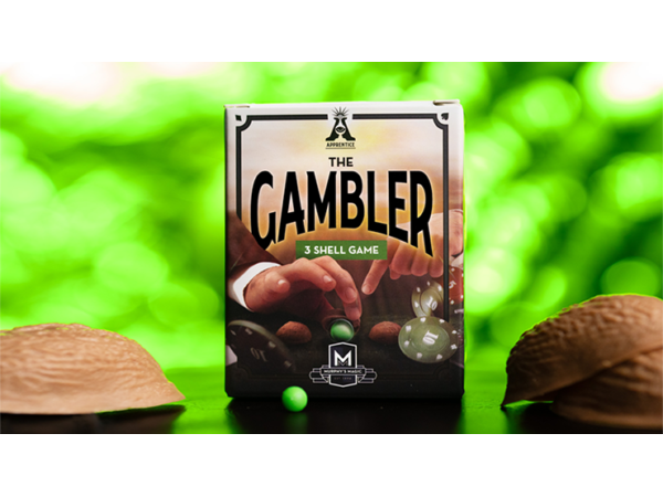 THE GAMBLER / THREE SHELL GAME (Gimmicks and Instructions) by Apprentice Magic
