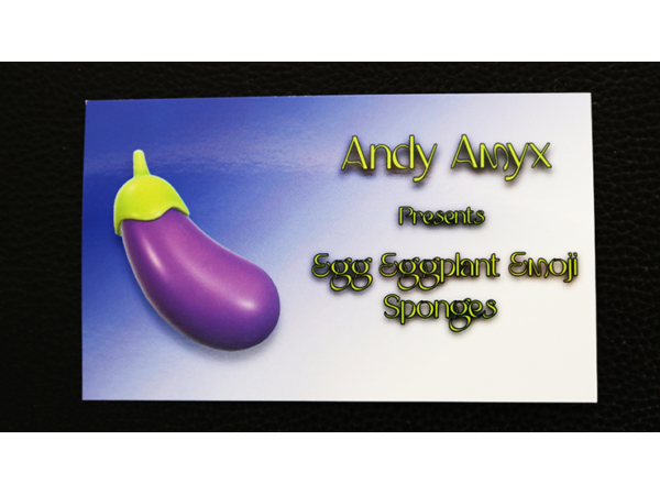 Sponge Emoji EGGPLANT (4Pack.) by Andy Amyx