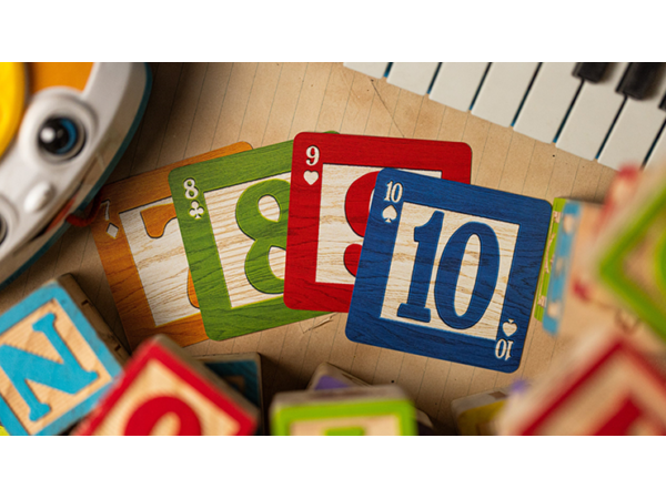 Alphabet Blocks (Green) Playing Cards by Kings Wild Project
