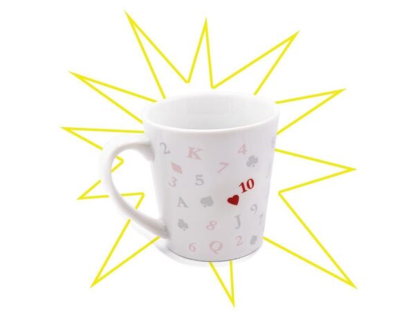 Magic Prediction Mug - 10 of Hearts