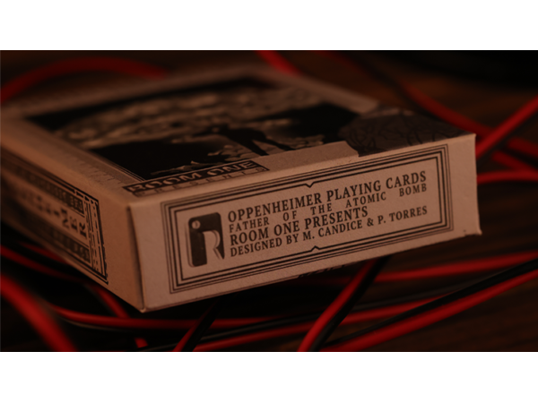 Oppenheimer Fission (Gray) Playing Cards by Room One