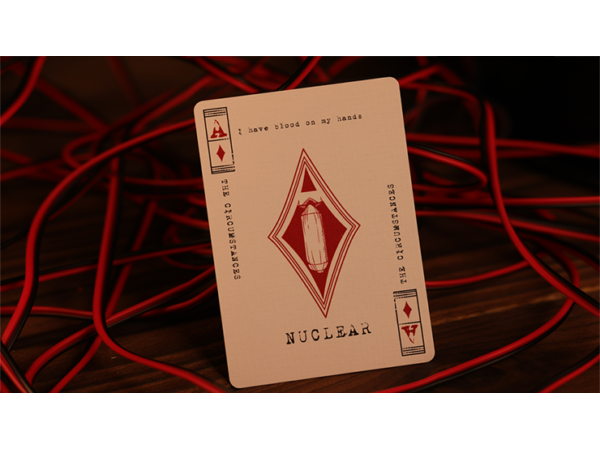 Oppenheimer Fission (Gray) Playing Cards by Room One