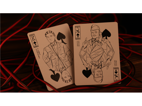 Oppenheimer Fission (Gray) Playing Cards by Room One