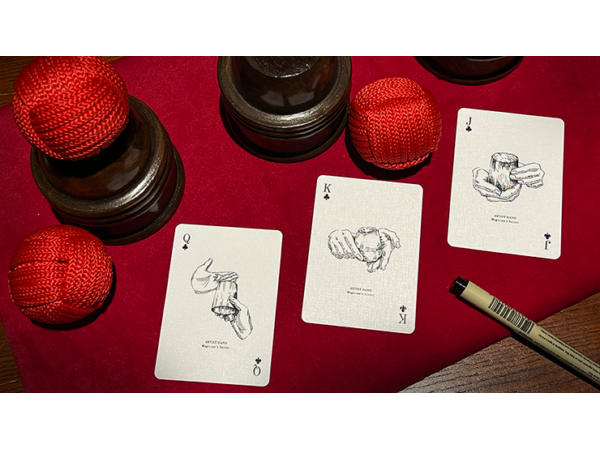 Artist Hand Playing Cards