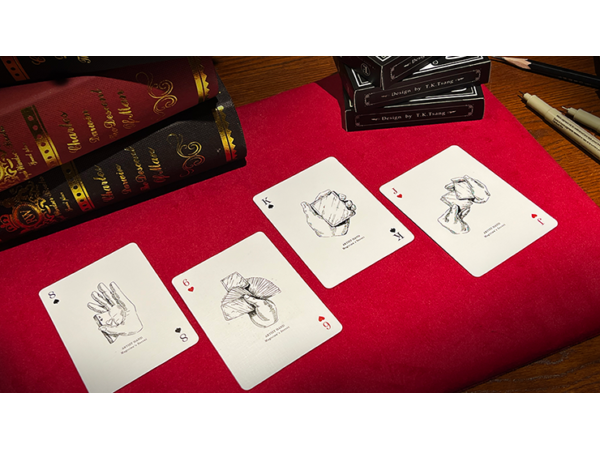 Artist Hand Playing Cards