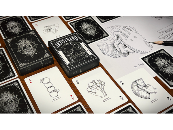 Artist Hand Playing Cards