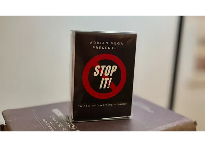 Stop It! (Red) by Adrian Vega