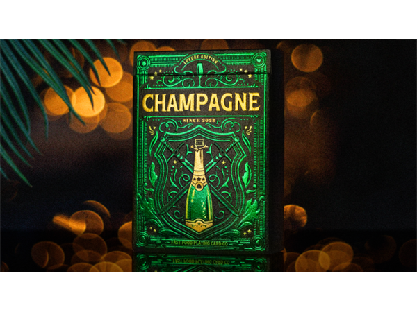 Champagne Playing Cards by Riffle Shuffle