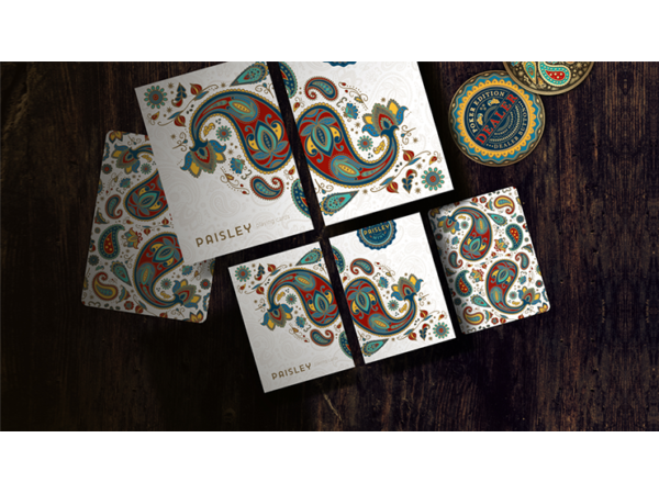 Paisley Poker Mini Playing Cards by Dutch Card House Company