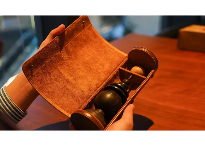 Untrammelled Leather Carrying Case by Wonder House & TCC