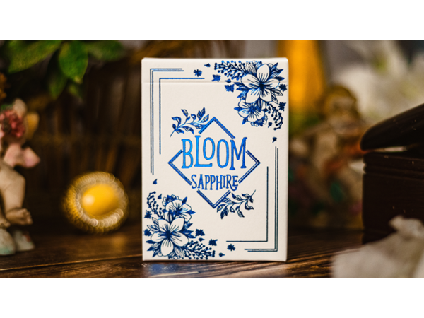 Bloom Sapphire Playing Cards by EmilySleights52