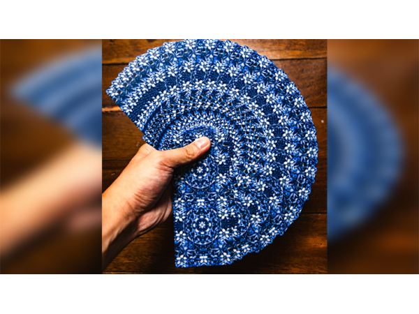 Bloom Sapphire Playing Cards by EmilySleights52