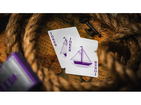 Lighthouse Dusk Playing Cards by EmilySleights
