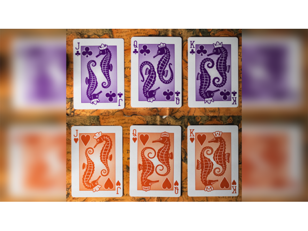 Lighthouse Dusk Playing Cards by EmilySleights