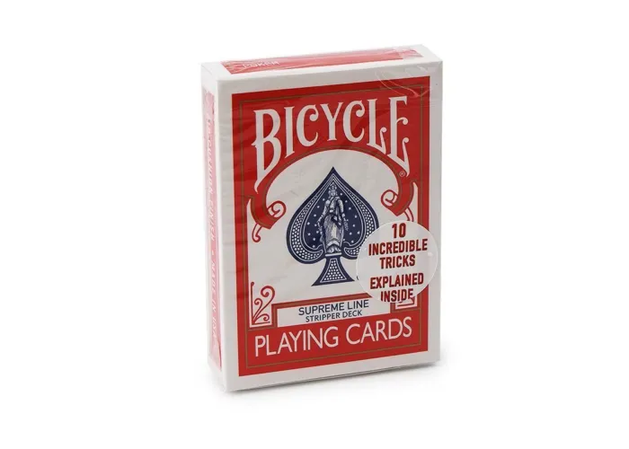 Bicycle - Supreme Line - Stripper Deck - Red back