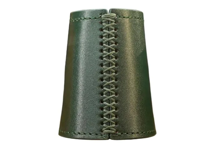 Leather Chop Cup by TCC (Deep Forest Green)