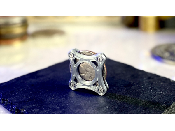 Coin Cage (Silver) by Paul Carnazzo