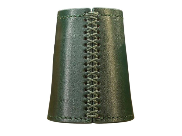 Leather Chop Cup by TCC (Deep Forest Green)