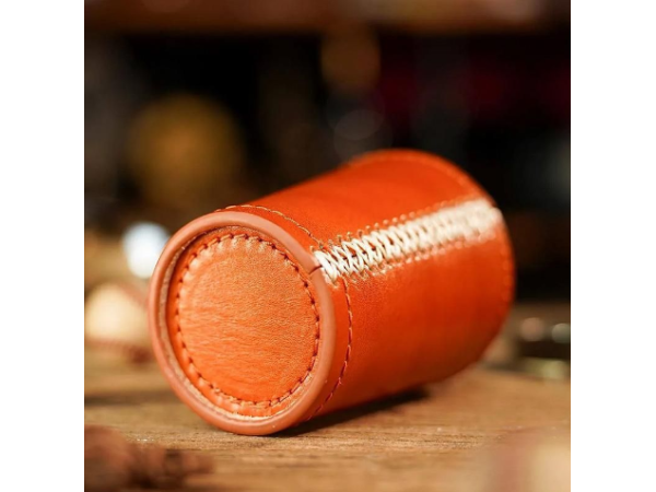 Leather Chop Cup by TCC (Clementine)