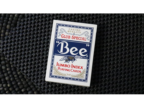 Bee Spielkarten Jumbo Index in blau