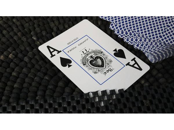 Bee Spielkarten Jumbo Index in blau