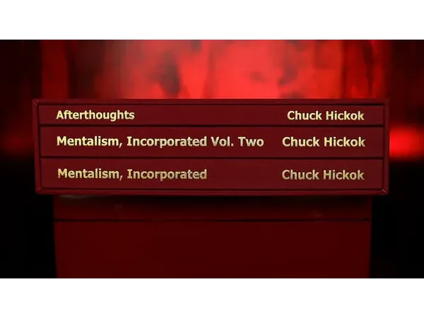 Mentalism Incorporated by Chuck Hickok Deluxe