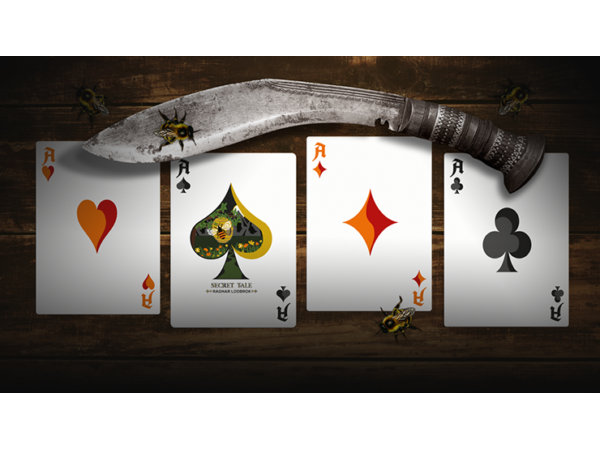 Secret Tale Ragnar MINI White Bee Playing Cards