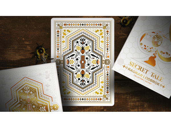 Secret Tale Ragnar MINI White Bee Playing Cards