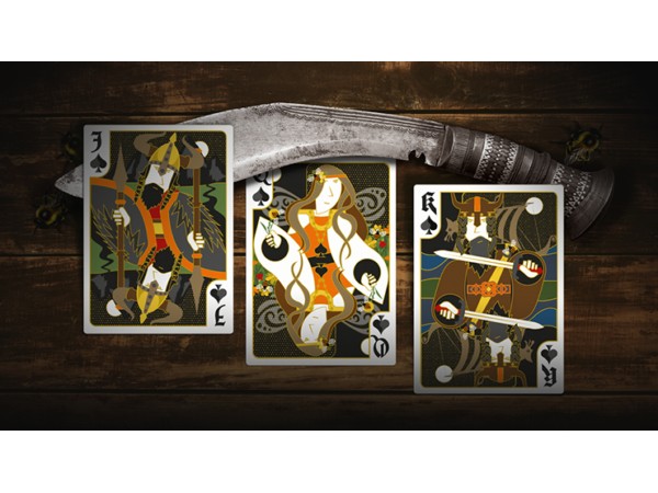Secret Tale Ragnar White Bee Collector's  Playing Cards