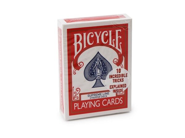 Bicycle - Supreme Line - Stripper Deck - Red back